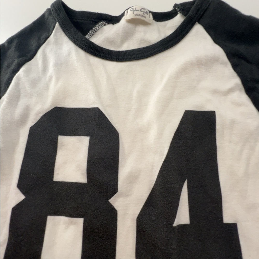 black and white 84 t-shirt